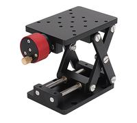 High Precision Lifting Platform Precision Displacement Lifting Table Manual Raising Table Laboratory Lift Workbench Aluminium Alloy Scissor Lift Laboratory Jack Stand