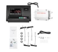 High Precision Livestock Scale Kit, 5000kg/11023lbs Load Weighing Indicator, Steel Beam Compression Load Cell with 4-Wire Junction Box for Cattle and Pigs