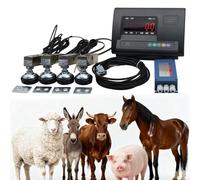 High Precision Livestock Scale Kit/Livestock Scale Kit with Load Weighing Indicator and Load Cell Platform, Accurate Animal Weighing for Cattle, Sheep, Pigs, and Goats - High Precision