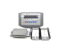 High Precision Livestock Scale Kit, Portable Weighing System with Sensor & Junction Box, Heavy Duty Floor Scale for Cattle Goat Pig Sheep Horse