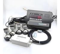 High Precision Livestock Scale Kit Waterproof Floor Scale 11023lbs/5000kg Load Weighing Indicator Animal Scale Kit Livestock Scale Platform Scale Kit for Animal/Cow/Pig/Goat/Horse/Alpaca