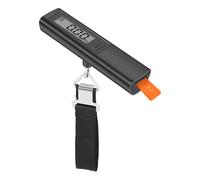 High Precision Luggage Scale, Portable Baggage Weighing Tool, 5 Inches Digital Luggages Scales, Stainless Steel Weight Sensor with Strap, Travel Accessory, Vacation Backpacking Gear for Airport Check