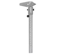 High Precision Metal Vernier Caliper Manual Measuring Tool Micrometer Gauge Durable for Industrial Measuring with MM and Inch Scales 5inch 6inch (6inch)