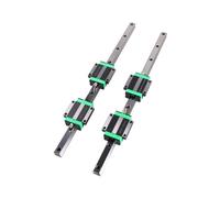 High Precision Miniature Linear Sliding Guide 2PCS HGR15 Square Linear Guide Rail + 4PCS HGH15CA Slide Blocks(750mm)