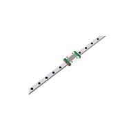 High Precision Miniature Linear Sliding Guide 2PCS Linear Guide+4PCS Carriage MGN7H L From100mm-800mm Miniature Linear Rail Slide(700mm)
