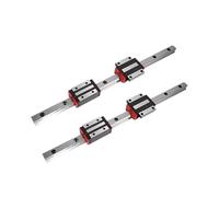 High Precision Miniature Linear Sliding Guide Linear Guide 2PC HGR20 Length 150-1150mm 4PC HGW20CC Slider(1100mm)