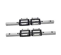 High Precision Miniature Linear Sliding Guide Linear Guides 2pcs 20mm BLH20 HGR20 300mm To 1500mm Square Rail 4pcs BLH20F HGW20 Flange Slide Block(1000mm)