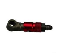 High Precision Motorbike Fuel Tap Off Switch CNC Machined Aluminium Alloy Fitment Multiple Colours 7.6cm(Red)
