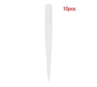 High Precision Plastic Tweezers Set Professional Insulated Watch Repair Tools Kit for Watchmakers Jewelry Phone Repair 10Pcs White 11.5cm