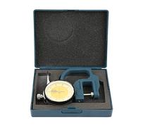 High Precision Pointer Display Caliper Thickness Gauge, 0-10mm Measuring Tool with Dual Scale Readout, Metal Body Thickness Gauge for Accurate Material Measurement