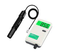 High-Precision Portable pH Meter with Waterproof Probe, ±0.1 Accuracy for Water Quality Testing in Hydroponics, Aquariums, Pools, and Labs