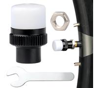 High Precision Pressure Gauge, Smart Tire Monitor Sensor, 2x1x1 Inches Checker with Airtight, Extended Copper Valve Stem, Portable Meter with Digital Display, Bike Tracker for Professional Driver