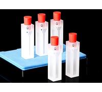 High-Precision Quartz Closed Ultramicro Cuvette Colorimeter - 10mm Path Length, 350µL-1.75mL Volume 1pcs((02)350ul)