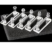 High-Precision Quartz Flow Cuvette - Optical Flow Cell, 0.1/0.2/0.5mm Path Length, 30uL to 600uL Capacity, 1pcs