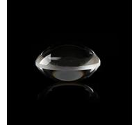 High Precision Quartz Glass Double Convex Lens - 40mm Diameter, 25mm Focal Length, JGS-1 Material