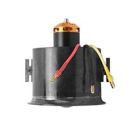 High Precision QX Motor 70mm EDF Set, 3500KV Powerful Brushless Motor, with 6 Blade Ducted Fan for RC Airplane. Great Aerodynamic Stability, High Efficiency