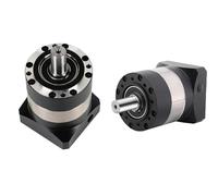 High Precision Round Flange Planetary Gearbox 40/60/90mm Motor Reducer Ratio 5:1-100:1 Backlash≤7-12 Arcmin for 200W-1KW(Nero,Speed Ratio 100 to 1)