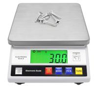 High Precision Scale 3kg 0.1g Digital Accurate Electronic Balance Lab Scale Laboratory Industrial Scale Weighing and Counting Scale Scientific Scale CE
