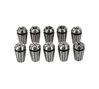 High Precision Spring Clip 10Pcs/Set Ultra Precision ER16 1-10MM Spring Collet Set for CNC Milling Lathe Tool Engraving Machine