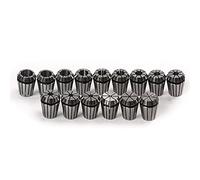 High Precision Spring Clip 15Pcs ER25 Collet Tool Precision Spring Collet Set from 2mm to 16mm CNC Collet Chuck for Milling Lathe Tools and Spindle Motors