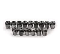 High Precision Spring Clip 15Pcs ER25 Collet Tool Precision Spring Collet Set from 2mm to 16mm CNC Collet Chuck for Milling Lathe Tools and Spindle Motors