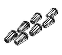High Precision Spring Clip 7pcs Precision Spring Collet Set Professional Chuck Collets for CNC Milling Lathe Accessories Tool 1mm, 2mm, 3mm, 4mm, 5mm, 6mm,