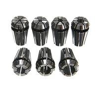 High Precision Spring Clip High Strength 7Pcs ER11 Precision Spring Collet Set 1-7mm with ER11A 5mm Extension Rod Motor Shaft Holder for Processing