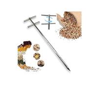 High-Precision Stainless Steel Grain & Powder Sampler for Accurate Scientific Research, 1.2m x 32mm (47.2" x 1.25") - Ideal for Sampling Applications