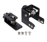 High Precision Synchronous Belt Tensioner Set Aluminum Alloy Adjustable Timing Belt Tensioner for 3D Printer X Y Axis Upgrade Maintenance Parts Black 2PCS