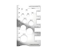 High precision thread gauge durable steel construction precision measuring instrument processing tool steel thread pitch gauge