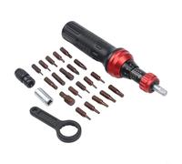 High Precision Torque Screwdriver Set 10-80 in-lb, Anti-Slip Handle with 24 Accessories for Electronics Auto Furniture Assembly Tasks(2-8N.M)