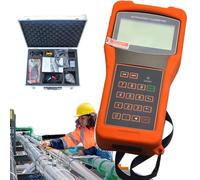 High-Precision Ultrasonic Flow Meter, Portable Clamp-On Design for Copper/PVC Pipes DN15-DN6000mm, Ideal for Accurate Liquid Measurement