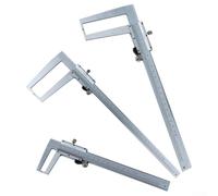 High Precision Vernier Caliper 0-150mm Stainless Steel Measuring Tool for Inside Outside Depth Step Gauge Silver(0-150mm)