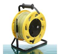 High-Precision Water Level Meter, Portable Steel Tape Depth Gauge for Borehole & Groundwater Measurement, 30-300m Depth Indicator, Essential Tool for Hydrologists and Engineers