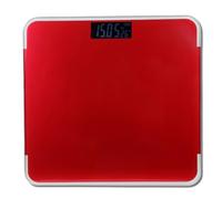 High Precision Weighing Scales, Portable Electric Bathroom Scales With Large Backlit Display - Digital Scale Body Weight Analyzer(Red)