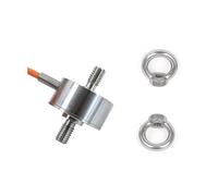 High Precision Weight Sensor Mini Bellows Type Load Cell Test Tension Compression Force Weight Pressure With 2 Confrontation Metrics Test Tension and Compression Force(0-100KG)