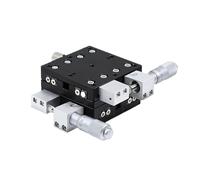 High Precision XY Axis 30x30mm Cross Rail Linear Stage Ball Bearing Sliding Table for Accurate Positioning and Tuning(LY30-R)