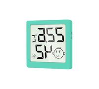 High Precisions LCD Display Humidity Temperature Meter Mount Stand Base ABS for Home Office Use Double Display Hygrometer for Home Office