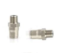 High Pressure 3/8" 9.52mm Interface Slip Lock Quick Connector Tee Elbow Straight Joint Nozzles Seat Misting System Fittings (3-Way Connector) 1/4 Outer Silk + Direct 10pcs