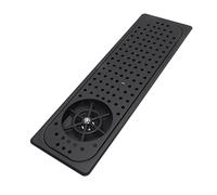 High Pressure 304 Stainless Steel Pitcher Rinser Cup Washer Glass Cleaner with Drain Drip Tray for Home Kitchens Cafes Bars (Black B)