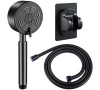 High Pressure 304 Stainless Steel Shower Head 3 Settings Rain Pulse Mix | Three Spray Modes Pressure for boost Fits 99 Percent Shower Pipes Includes Sealing Gasket