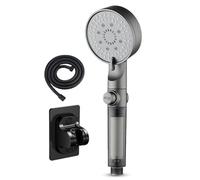 High Pressure 5-Mode Filtered Shower Head, Hard Water Showerhead, Bathroom Upgrade Tool, Adjustable, Portable, for Spa Hotel Rest Room Apartment Living