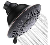 High Pressure 5 Spray Settings Fixed Shower Head (Oil Rubbed Bronze)