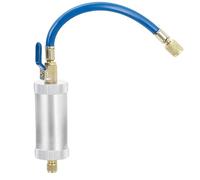 High Pressure a C Refrigerants Oil Injectors with 2oz Refillable Tanks 1/4 Thread for R134A & R 12 Refrigerants Systems a C Oil Injections Tool