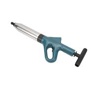 High Pressure Air Drain Blaster Gun for Toilets, Sinks, Floor Drains, Stainless Steel, ABS Plastic Handle, Pipe Unblocker