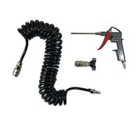High Pressure Air Duster Blow Gun 5m Recoil Hose Pistol-Grip Connector Nozzle Air Compressed Cleaner Accessory Tools Lorry Garage Workshop