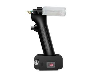 High-Pressure Airbrush Kit with Power Display and Instant Color Change for Painting and Modeling