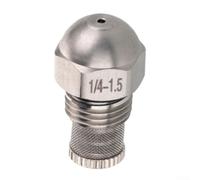 High Pressure Atomizing Mist Nozzle 1/4 BSPT Thread, 0 3 1 5mm Orifice, Stainless Steel for Evaporation, Dust Cooling, and Artificial Fog Applications (1.5mm)