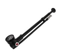 High Pressure Bike Suspension Pump with Gauge for Mountain Bikes | Portable Inflation Tool, Front Fork and Rear Shock Tuning, Plastic and Metal Build, Black Finish
