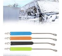 High Pressure Car Wash Accessory Stainless Steel Extension Rod For Better Reach And Enhanced Cleaning Performance (55cm Green)